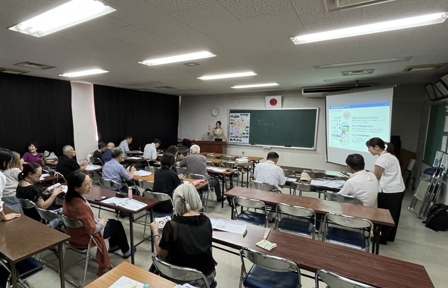スマホ教室の様子